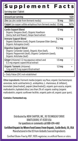 New Chapter Fermented Zinc Complex Capsules - Immune & Skin Support - 60 Count - Image 6