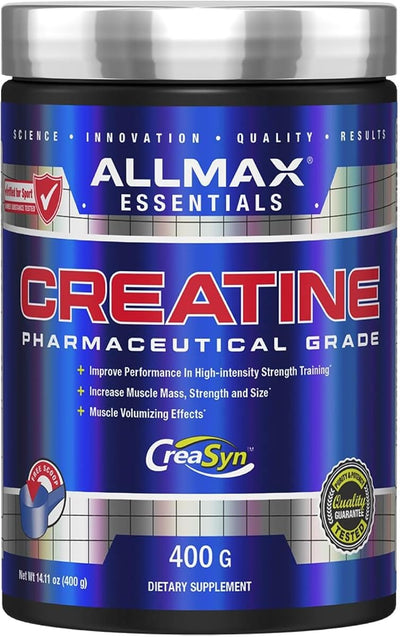 Allmax Creatine Monohydrate Powder - 400g Sports Nutrition Supplement