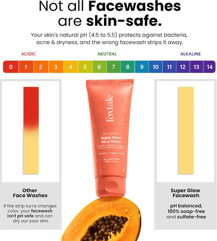 Foxtale Super Glow Face Wash with Vitamin C & Papaya Enzymes - 150ml - Image 5
