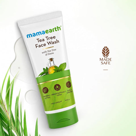 Mamaearth Tea Tree Face Wash - Acne Control, Sulfate-Free, 100ml - Image 3