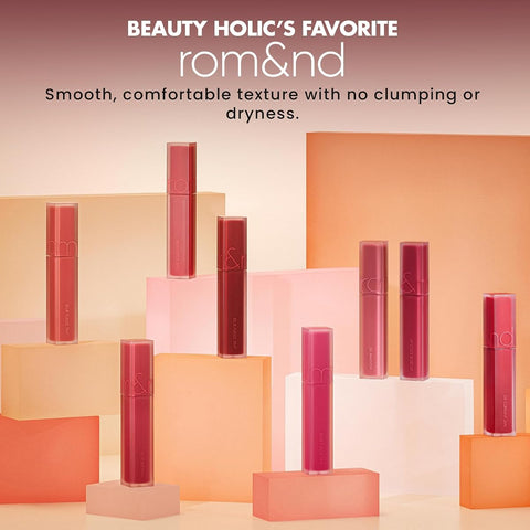 Rom&Nd Blur Fudge Tint in Musky - Velvety Matte Lip Tint 3g - Image 7