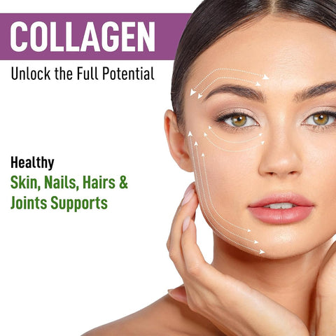 Herbal Max Collagen Beauty Supplements - 60 Tablets, 800mg - Image 2