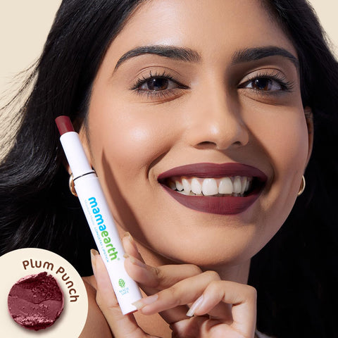 Mamaearth Lipstick 02 Plum Punch 2 gm