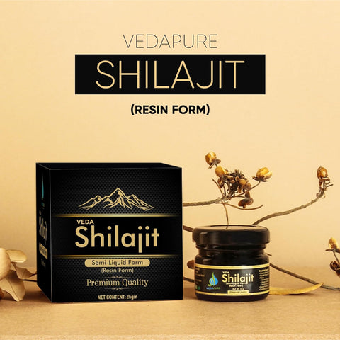 Vedapure Natural & Pure Shilajit/Shilajeet Resin for Men & Women ,25 Gram