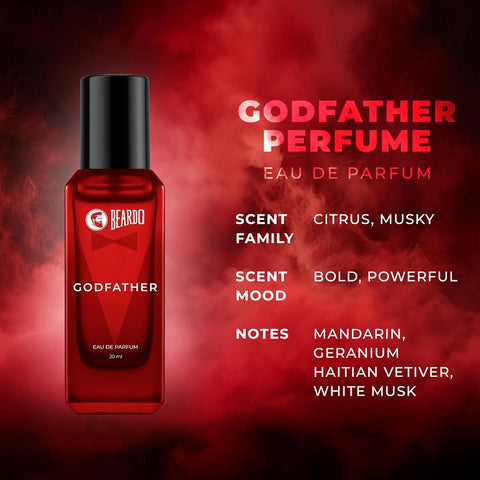 Beardo Godfather Perfume EDP - Aromatic & Spicy Scent, 20ml - Image 3