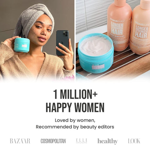 Hairburst Hair Mask with Black Oat & Avocado Oil - 220g - Image 4
