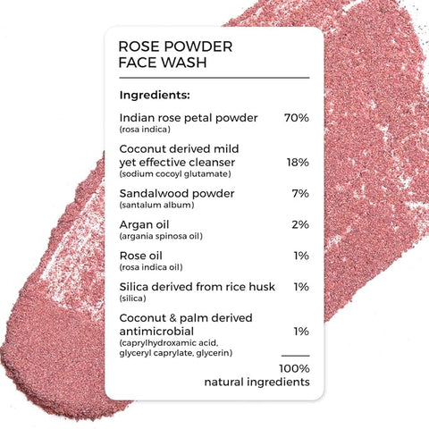 Brillaire Rose Powder Face Wash 30Gm