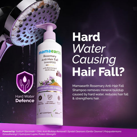 Mamaearth Rosemary Anti-Hair Fall Shampoo with Methi Dana, 250ml - Image 2