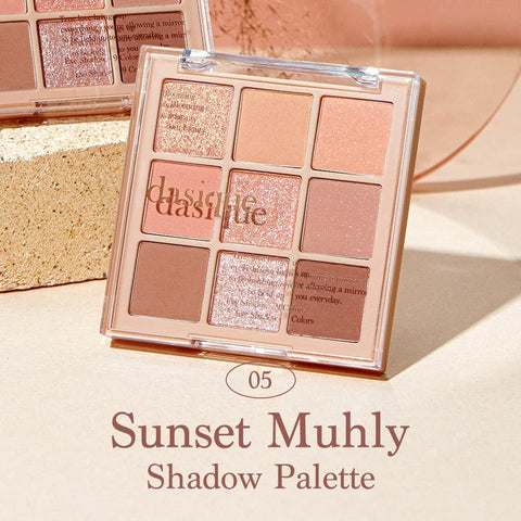 Dasique Shadow Palette #05 Sunset Muhly - 9 Shades Eye Makeup - Image 2