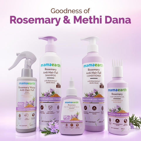 Mamaearth Rosemary Anti-Hair Fall Shampoo with Methi Dana, 250ml - Image 7