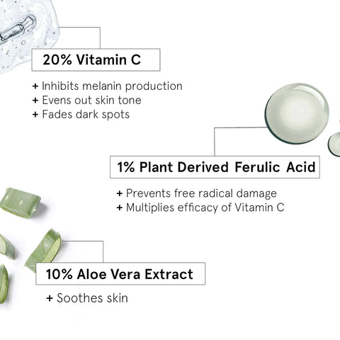 Be Bodywise 20% Vitamin C Serum for Bright & Glowing Skin 20 ml