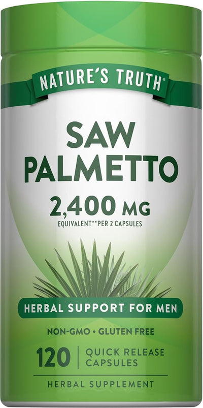Nature's Truth Saw Palmetto Herbal Complex - 120 Capsules