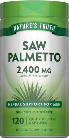 Nature's Truth Saw Palmetto Herbal Complex - 120 Capsules