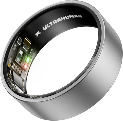 Ultrahuman Ring AIR - Titanium Sleep & Fitness Tracker, Size 13