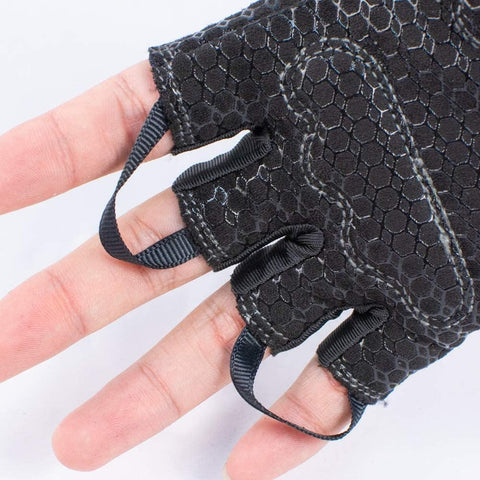Burnlab Flex Spandex Gym Gloves - Small, White - Image 5