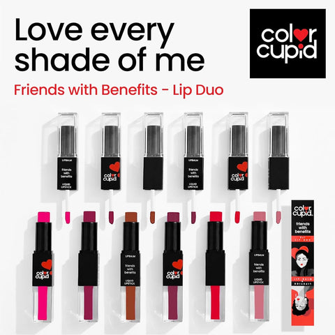 Color Cupid Lip Balm + Liquid Lipstick Duo Nudeplay LB4 - Hydrating and Tinted - Image 7