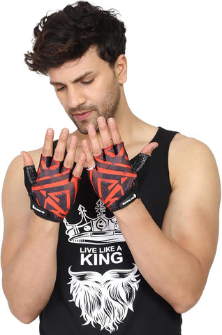 Burnlab Flex Gym Gloves with Good Grip & Soft Padding - Small - Image 6