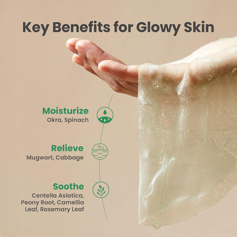 AXIS-Y Mugwort Green Vital Energy Complex Sheet Mask - 27ml - Image 4