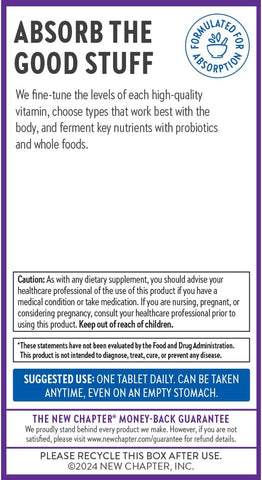 NEW CHAPTER Fermented Vitamin B Complex, 30 Count