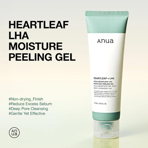 Anua Heartleaf LHA Moisture Peeling Gel - Gentle Exfoliation & Hydration, 120ml - Image 3