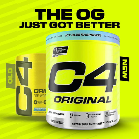 Cellucor C4 Icy Blue Raspberry Pre Workout Powder - 50 Servings - Image 6