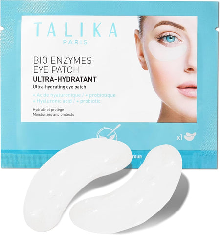 Talika Bio Enzymes Eye Patch - Instant Ultra-Moisturising Eye Patches - Eye Mask For Dark Circles & Tired Eyes - Single Pair