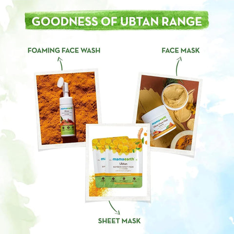 Mamaearth Ubtan Oil-Free Face Moisturizer with Turmeric and Saffron - 80 ml - Image 6