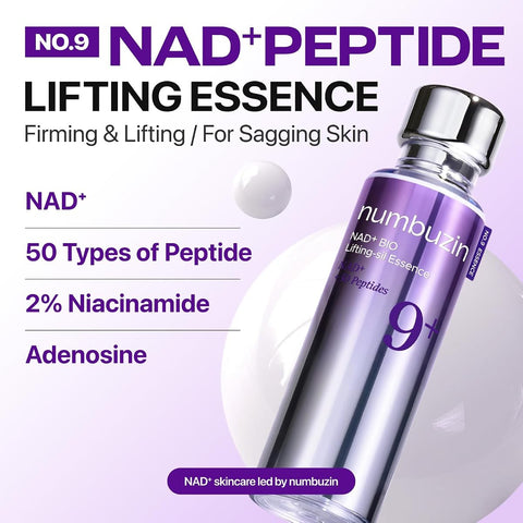 Numbuzin No.9 NAD+ Firming Essence - 50 Peptides - 50ml - Image 2