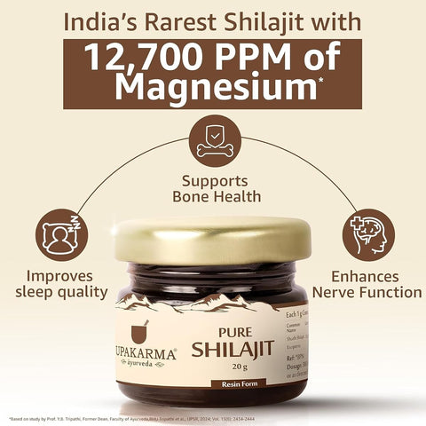 Upakarma Ayurveda Pure Soft Shilajit Resin - 20g - Image 7