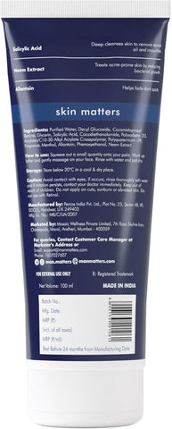 Man Matters Face Wash for Men with 2% Salicylic Acid - 100ml - Image 7