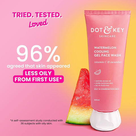 Dot & Key Watermelon Superglow Facial Gel Cleanser - 100ml - Image 5