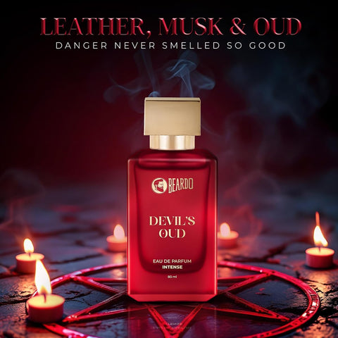Beardo Devil's Oud Eau de Parfum - Leathery, Oud Scent, Black Pepper & Musk - 80ml - Image 3