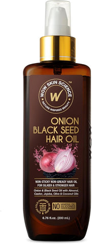Wow Skin Science Onion Black Seed Hair Oil with Comb - 200ml