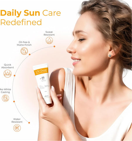 Brinton UV Doux Face & Body Sunscreen Gel SPF 50 PA+++, 100g - Image 3