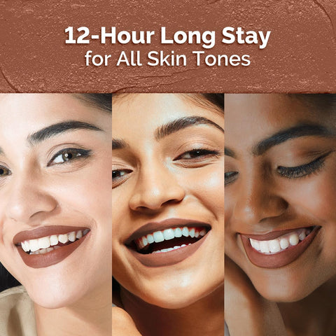Mamaearth Moisture Matte Lipstick - Shade 04 Cinnamon Nude, with Avocado Oil & Vitamin E, 2g - Image 5