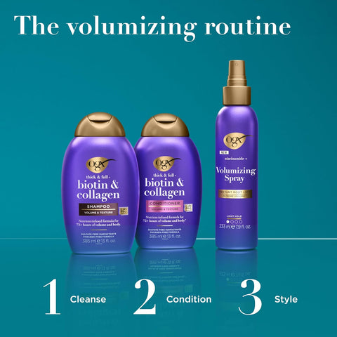 Ogx Shampoo Biotin & Collagen - 385 ml