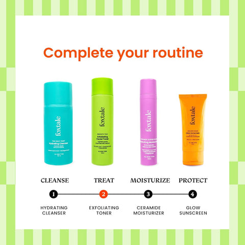 Foxtale Exfoliating Facial Toner - 5% Lactic Acid, Alcohol-Free - 150ml - Image 7