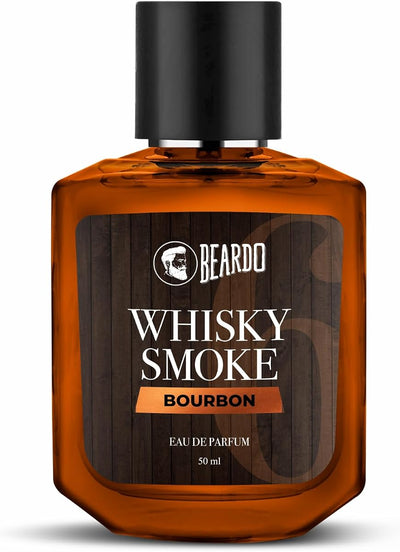 Beardo Bourbon Whisky Smoke Perfume - Woody, Leathery Scent - 50ml EDP