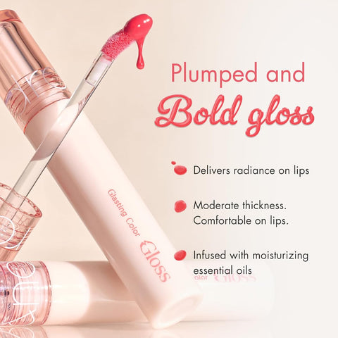 Rom&Nd Glasting Colour Gloss 07 Spring Fever - High-Glossy Lip Gel - Image 3