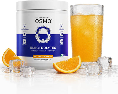Wellcore OSMO Electrolyte Hydration Blend - Valencia Orange, 270g