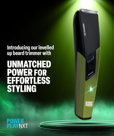 Bombay Shaving Company Power Play NXT Beard Trimmer - Self-Sharpening Blades, USB-C, 6 Comb Attachments, 1 Unit - Image 2