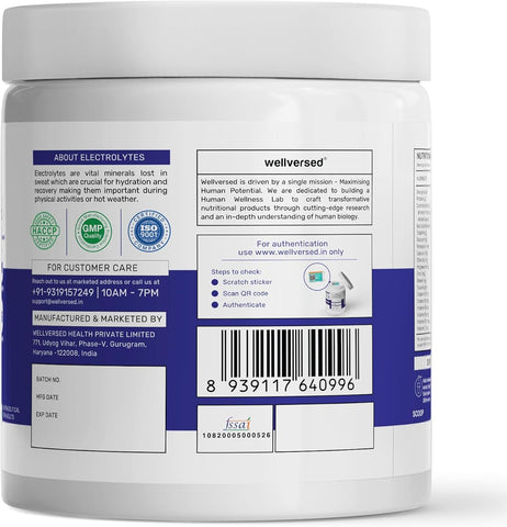 Wellcore OSMO Electrolyte Hydration Blend - Valencia Orange, 270g - Image 8