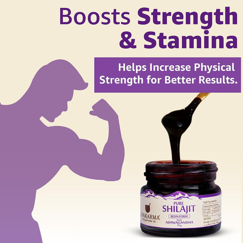 Upakarma Ayurvedic Shilajit & Ashwagandha Resin - 10g - Image 3