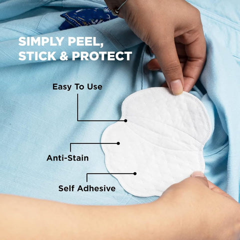 Pee Safe Sweat Pads - Folded, Disposable Underarm Protection, 14N - Image 4