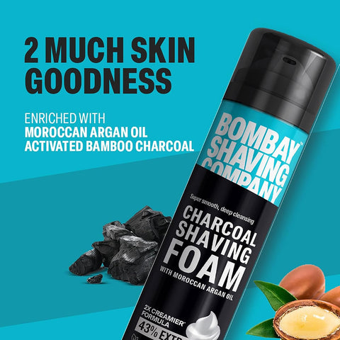 Bombay Shaving Charcoal Shaving Foam for Men - 425g - Image 4