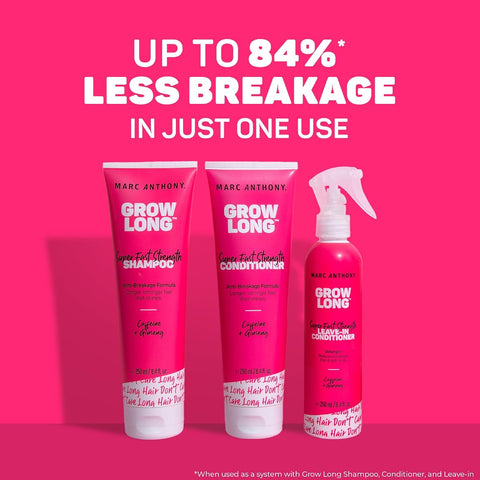 Marc Anthony Strengthening Grow Long Shampoo - Enriched with Caffeine & Ginseng - 250ml - Image 3
