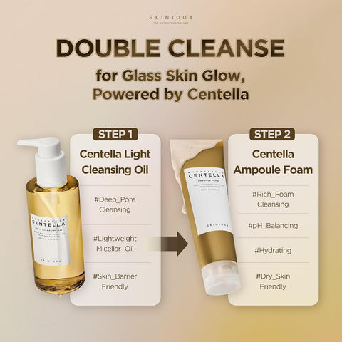 SKIN1004 Madagascar Centella Light Cleansing Oil - Non-Irritating, Deep Cleansing - 200ml - Image 8