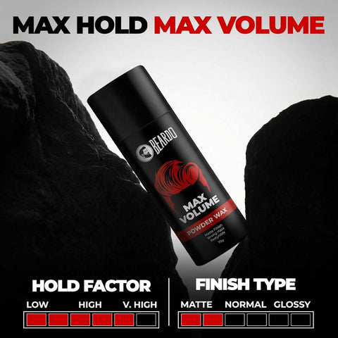 Beardo Max Volume Powder Wax for Hair Styling - 10g - Image 4