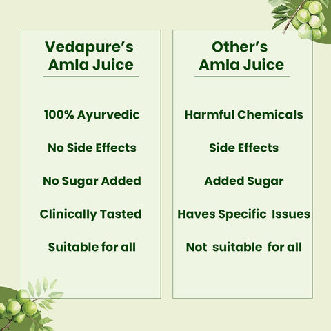 Vedapure Herbal Amla Juice - Natural Immune Booster, 500 ml - Image 6