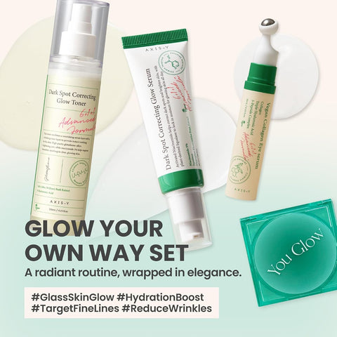 AXIS-Y Glow Your Own Way Limited Edition Skincare Set with Vitamin C & Collagen, 4-piece - Image 2